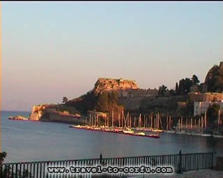 CORFU MARINA - A view of the marina of Corfu.