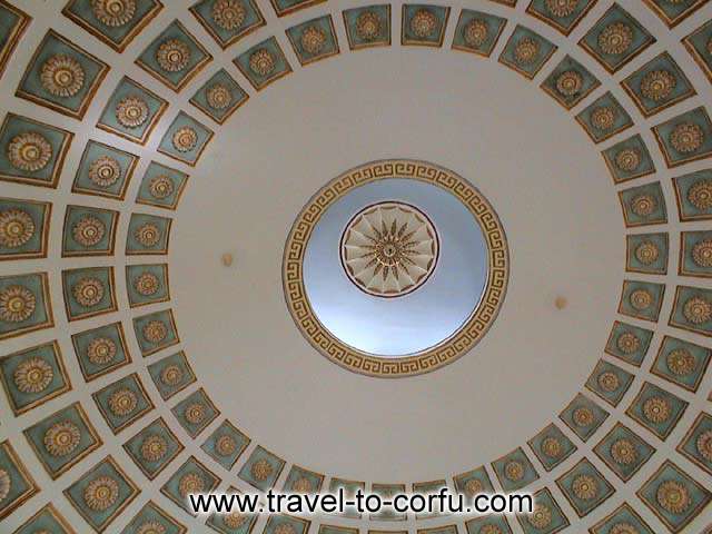 ANAKTORA - SAINT MICHAEL AND GEORGE PALACE - The impressive roof of palace.