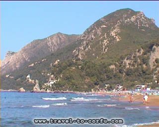 GLYFADA VIEW - Glyfada is a very popular beach. She is a well organized plaz and attracts the tourists.
