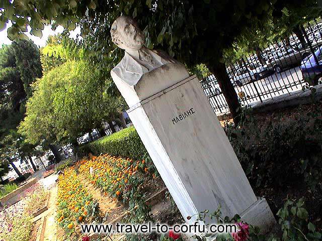 BOSCETO GARDEN - The bust of Mavilis.