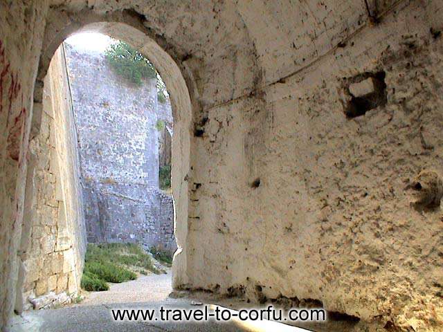 NEW FORTRESS - A characteristic archway into the Fortress.