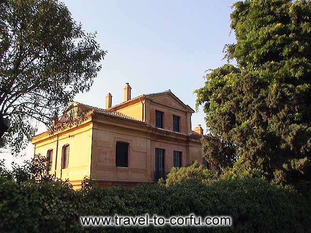 CORFU - A beautiful mansion house.