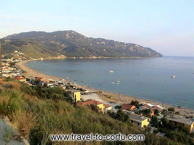 AGIOS GEORGIOS - The beach has been awarded with the Blue Flag.
