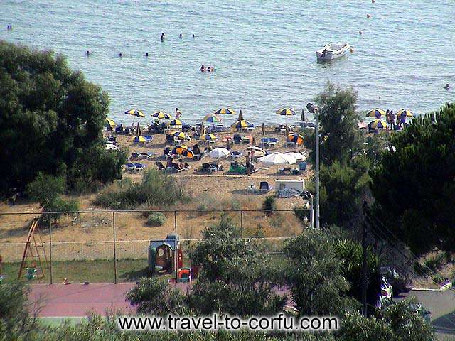 GLYFADA BEACH - The beach with the shoal waters and the golden sand, has been awarded with the Blue flag.