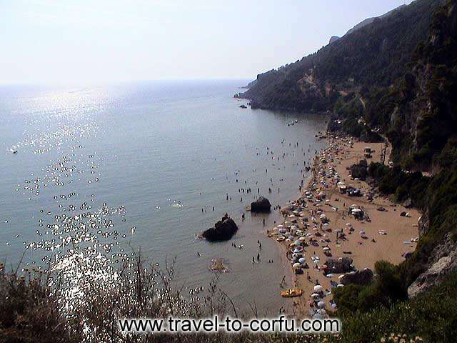 MYRTIOTISSA BEACH - If you are looking for a quiet beach, you visit Mytriotissa and enjoy your bath.