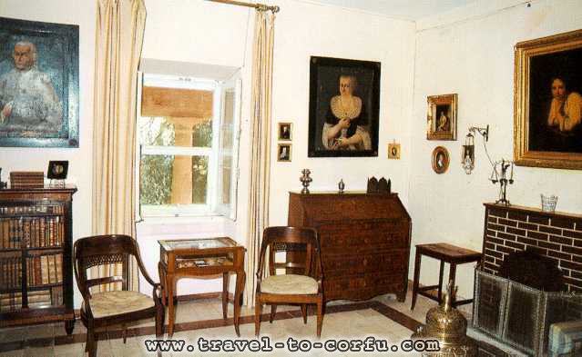 INTERIOR OF THE MUSEUM - The fatherly house of the first Governor of Greece Ioannis Capodistrias, nowardays functions as a museum.