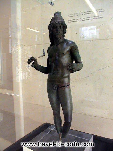BRONZE STATUE OF YOUNG SEPHERD - In the museum you will see ai important  collection from bronze statues from the archaic and roman time.
