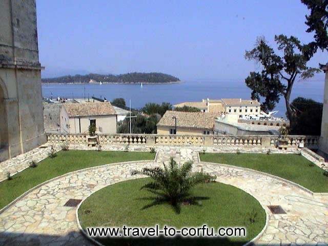 ANAKTORA - SAINT MICHAEL AND GEORGE PALACE - The view from the palace of St. Michael and St. George.