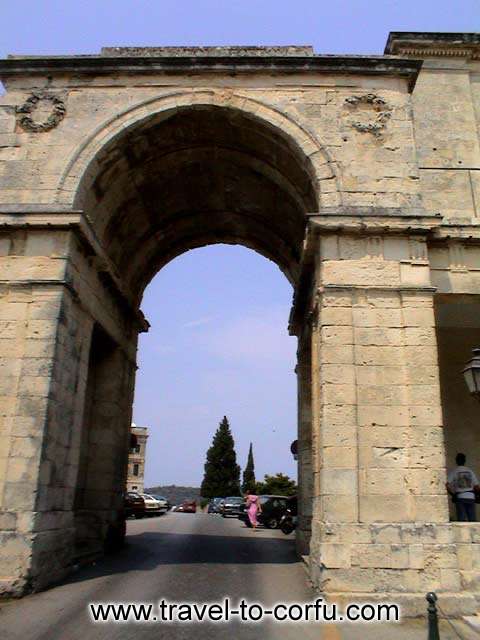 ANAKTORA - SAINT MICHAEL AND GEORGE PALACE - The gate of Saint George.