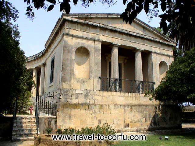 For 49 years (1864 - 1913) it was the royal summer house. CORFU PHOTO GALLERY - ANAKTORA - SAINT MICHAEL AND GEORGE PALACE