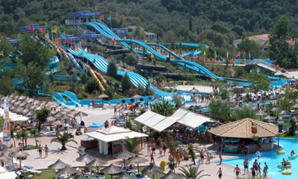 AQUALAND  AMUSEMENT PARK IN  AGIOS IOANNIS